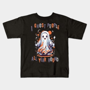 I ghost people all year round halloween tshirt Kids T-Shirt